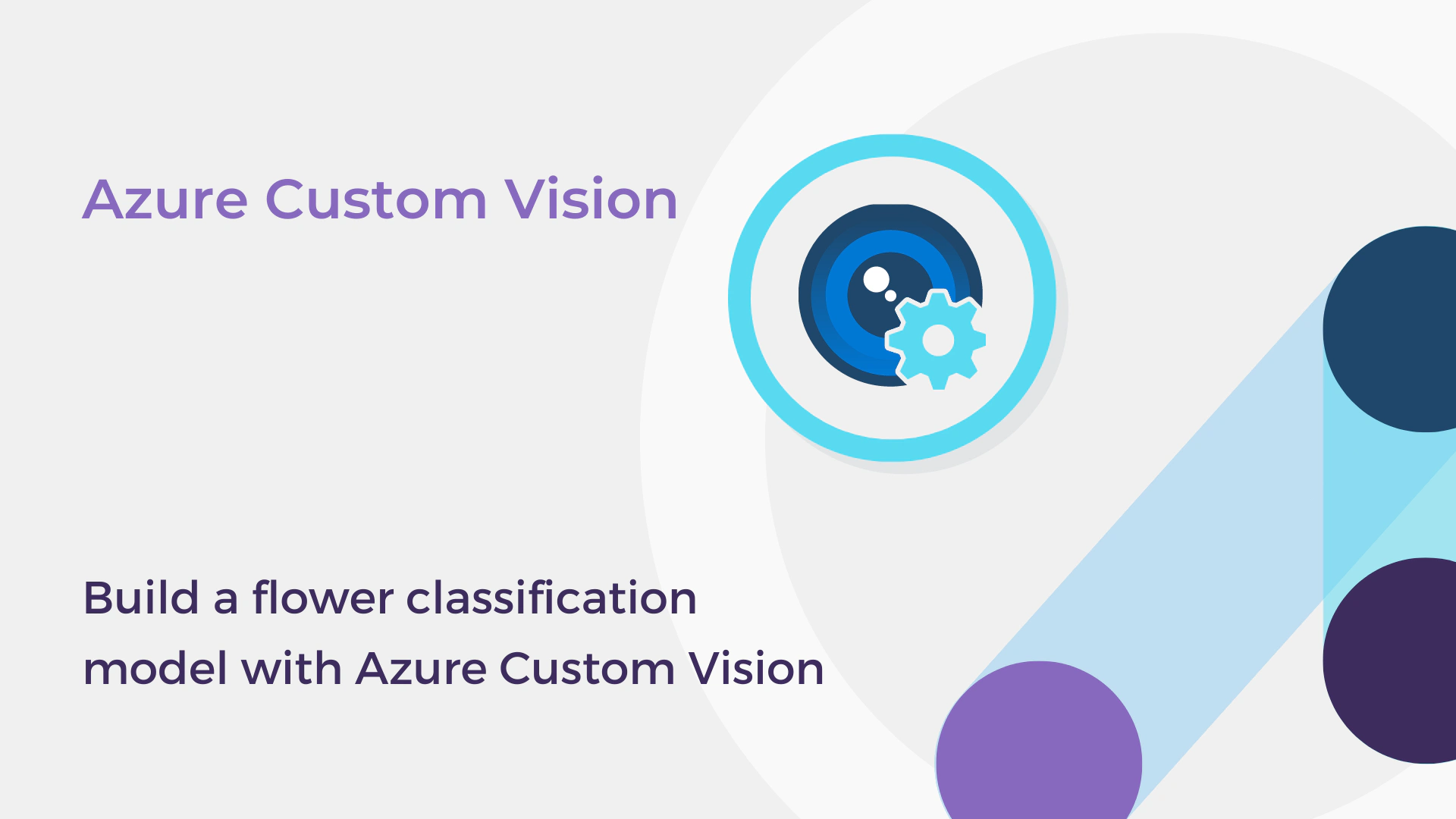 Build a flower classification model with Azure Custom Vision cover image