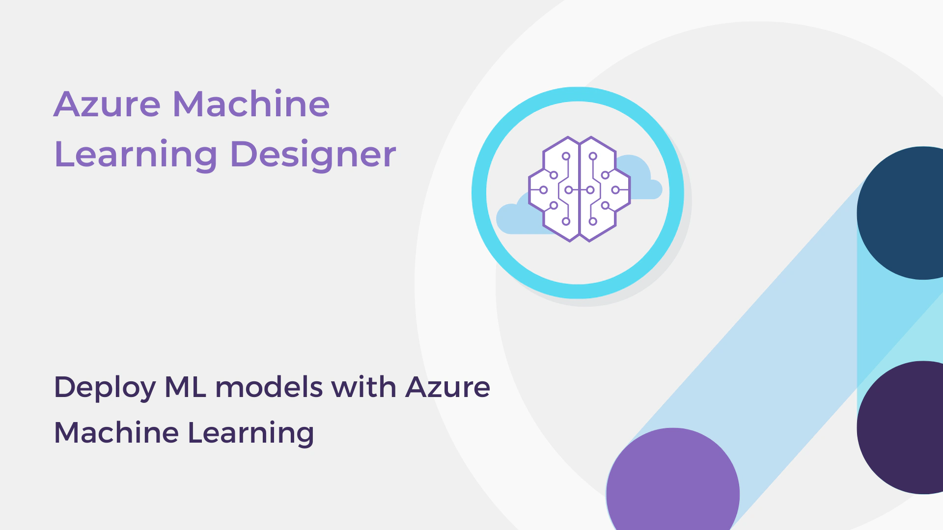 Deploy ML model with Azure Machine Learning header image