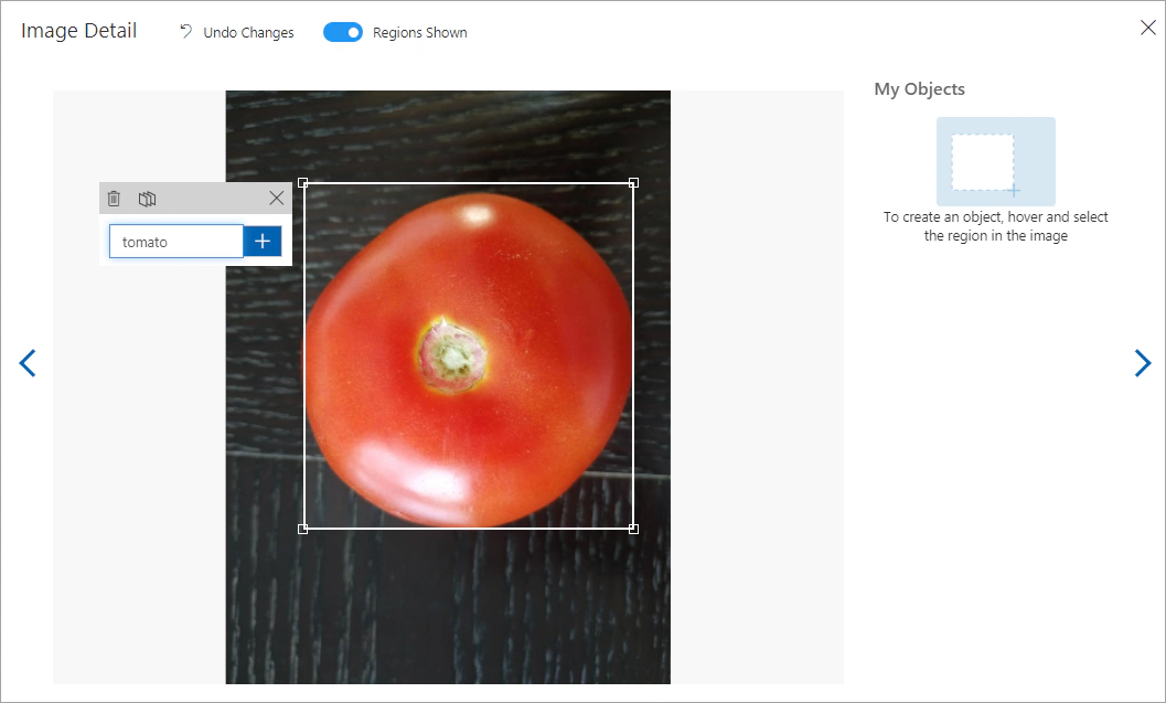 Object detection: tomato