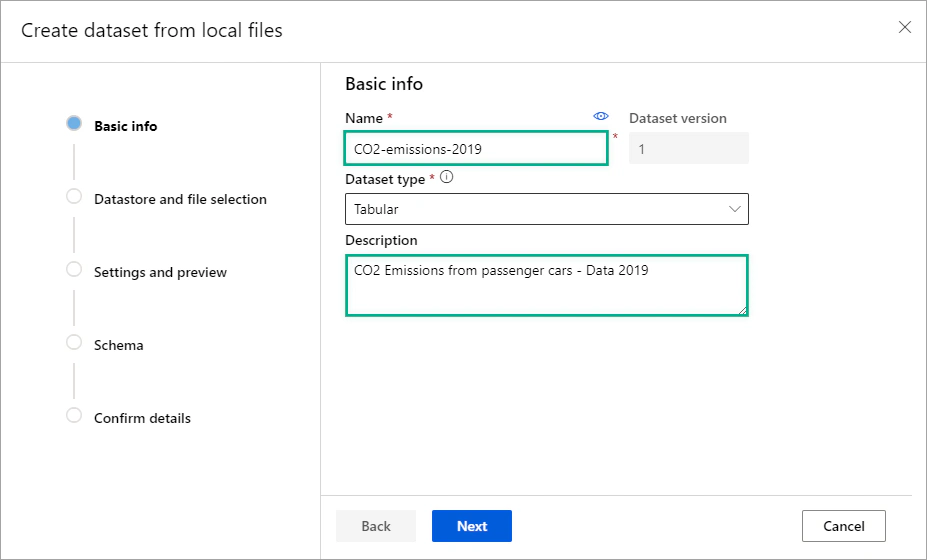 Create a dataset in Azure Machine Learning
